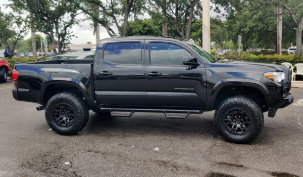 Flow Forged 4TR Pro Style - F246, 17x8.5, 0mm Offset Black Toyota Tacoma TRD